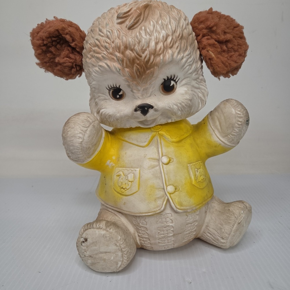 Vintage 1962 Edward Mobley Rubber Teddy‎ Bear Arrow Rubber Co
